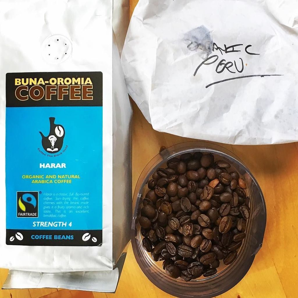 Brewing 50:50 <a href="/bunaoromia/">Buna Oromia Coffee</a> #Harar #ethiopian with organic #Peru from Michael Mathews on Cam… ift.tt/2lMdfVJ