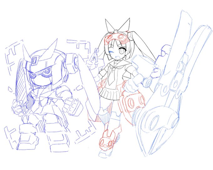 ニパ子コラボの時の没案がでてきた 