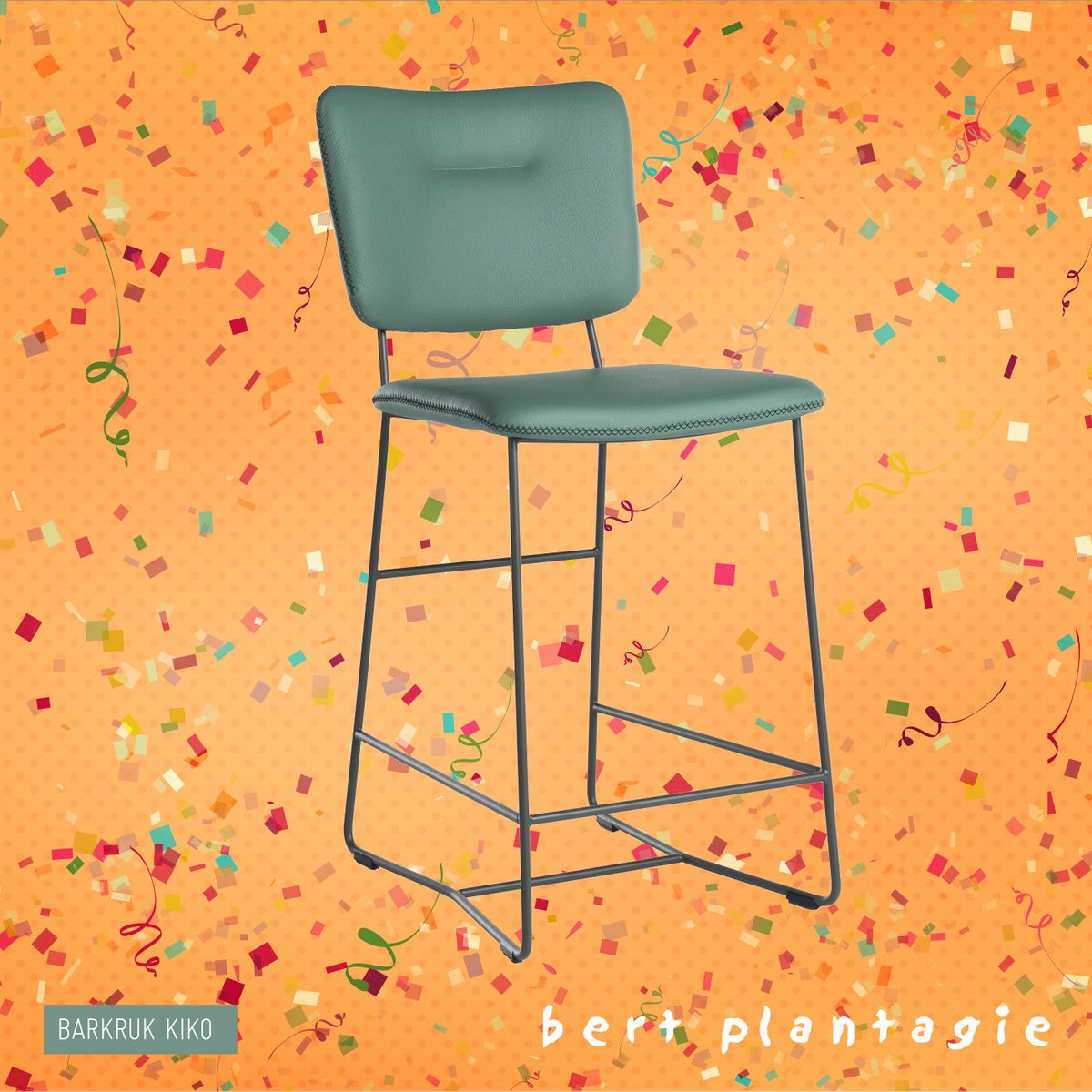 Na de polonaise even bijkomen aan de bar? Fijne carnaval 🎊! #bertplantagie #carnaval #polonaise #barkruk