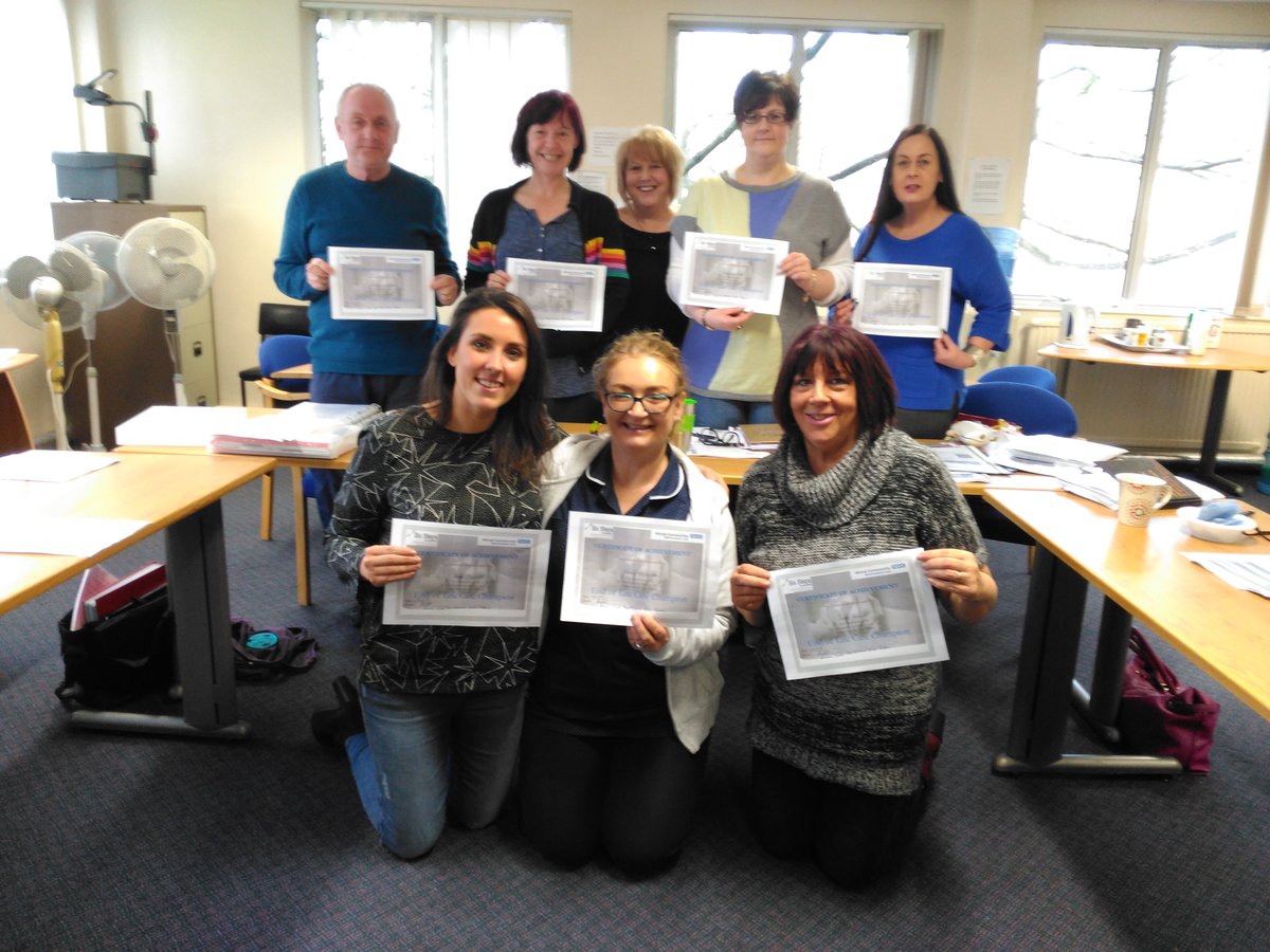 Congratulations! latest group of care home staff who have recently completed 6 steps to success in end of life care @wirralct <a href="/wirralhospice/">Wirral Hospice St John's</a>