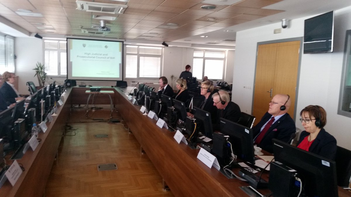 BukvicNedim's tweet photo. First steering mtg new project in justice reform with HJPC and Domstolsverket @SwedenBiH https://t.co/u0IhnHBvu5