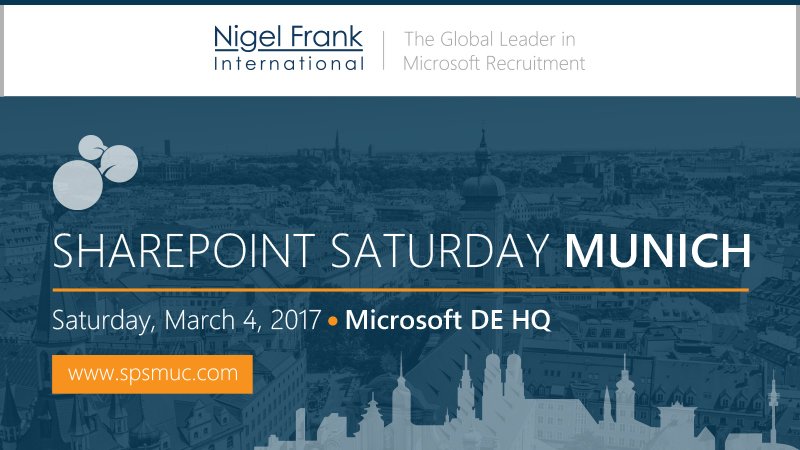 SharePoint Saturday is THIS weekend! Visit us at Booth 12 &amp; you could win some #Microsoft swag! #SPSMUC #SharePoint ow.ly/o9fG309izk0
