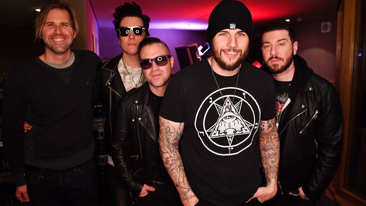 TheOfficialA7X's tweet photo. After playing at the O2 in London last month, we headed over to BBC Radio 1 to play some songs on the rock show. https://t.co/nl9g1DJPZ4 https://t.co/P4Jasfa3GM