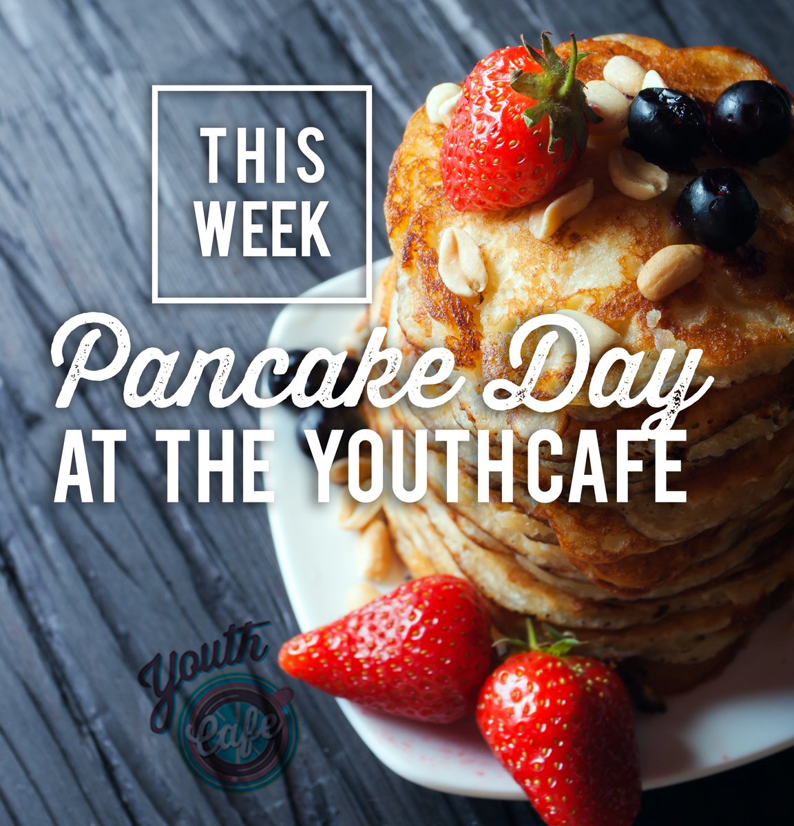 This week! Bring along £2 and enjoy a #pancake feast with us! Does anyone have any favourite pancake topping suggestions?!