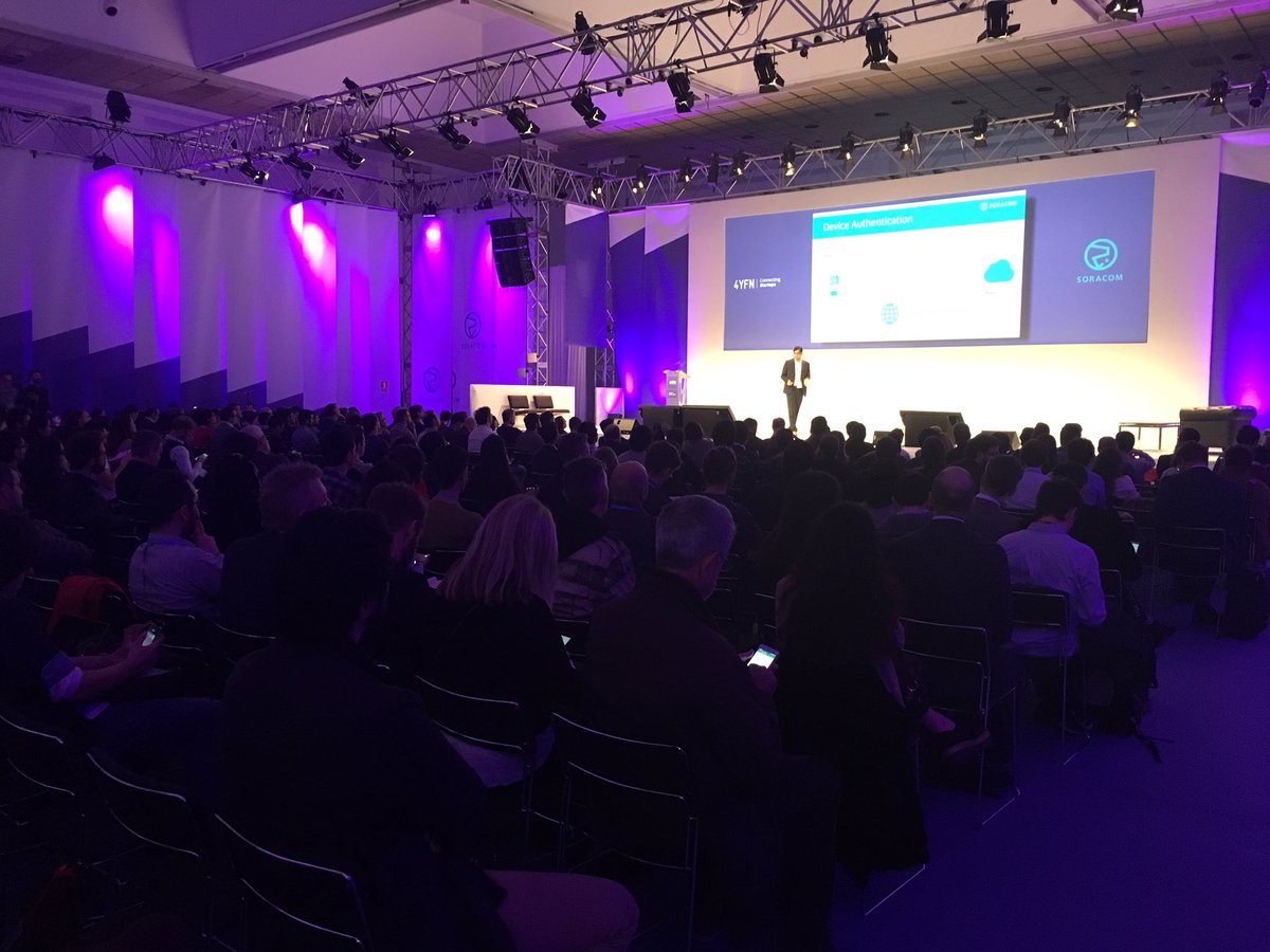 Full house in the <a href="/SoracomGlobal/">MarlysaoKatheryn</a> arena! Parag Mittal <a href="/SoracomGlobal/">MarlysaoKatheryn</a> talks about the challenges in IoT #4yfn17