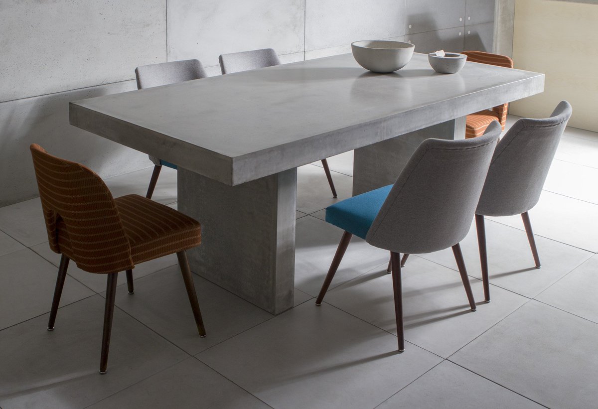 LivingConcrete's tweet photo. Our Let's Dine table - a beautiful #concrete statement #interiordesign https://t.co/T6nlLXa0eQ