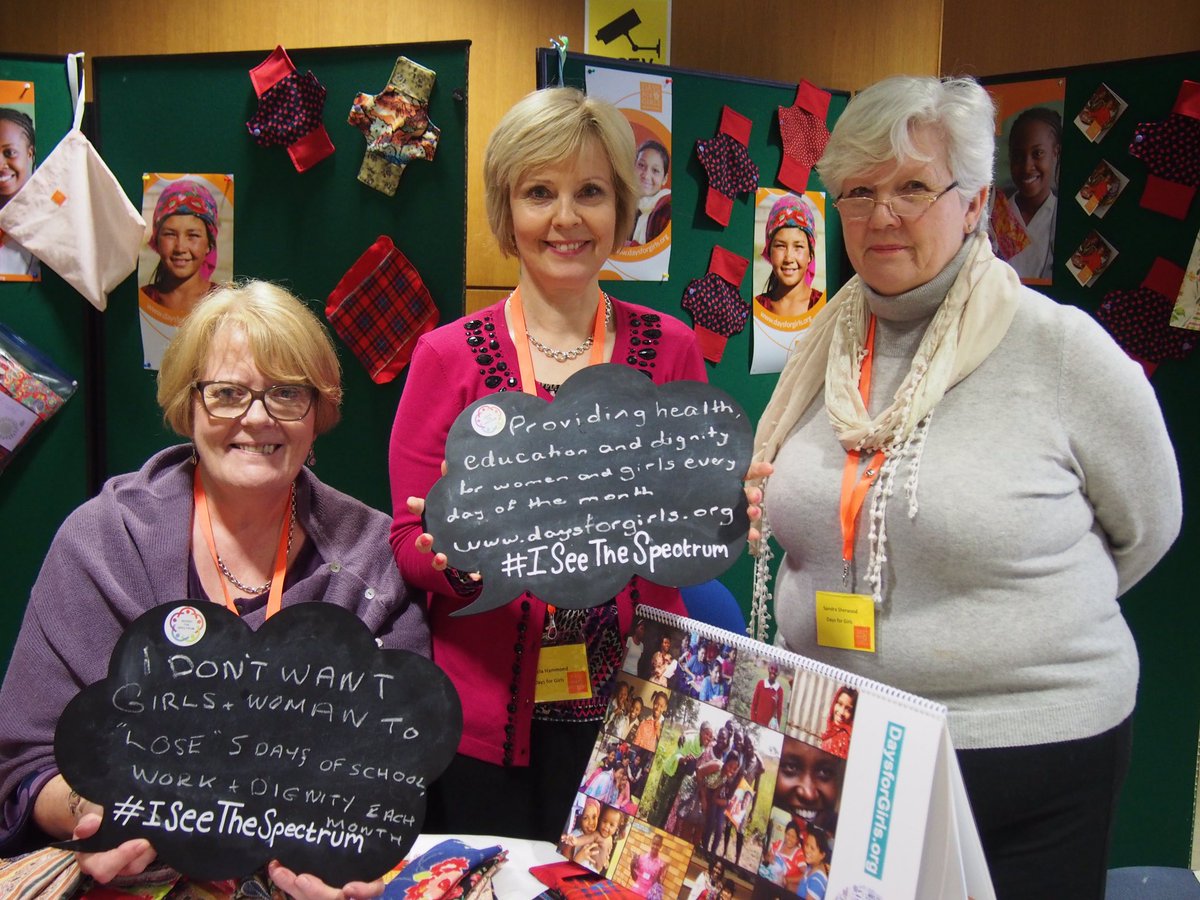 SeeTheSpectrum's tweet photo. @DaysforGirlsUK Thank you very much for exhibiting at #iseethespectrum conference! You have educated and inspired many of our delegates. https://t.co/dF52n4oNa2