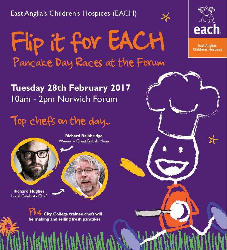 QDStores's tweet photo. Join us tomorrow at @TheForumNorwich to watch a flippin' good race! @norwichcollege will be making/selling pancakes for all! #PancakeDay https://t.co/ONDh9hRnhM