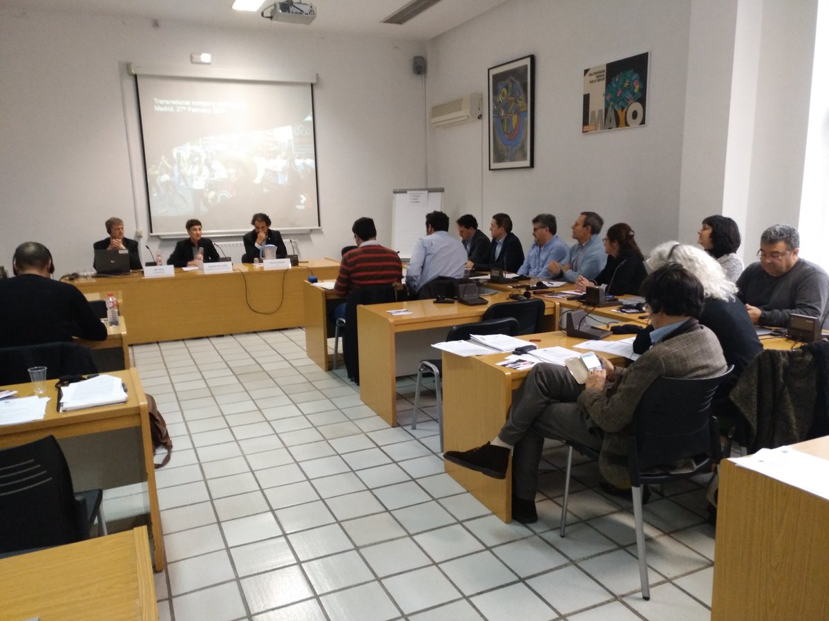 fundacion1mayo's tweet photo. Atle Hoie from @IndustriALL_GU giving the view of the Int. TU Fed. about IFAs.  @IntCCOO  #EURIDE.   @fundacion1mayo. @Sindnova https://t.co/Gv6zBzFzSg