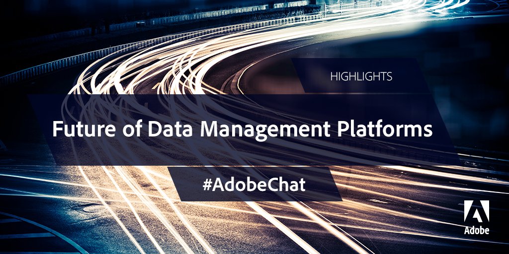 AcxiomUK's tweet photo. .#AdobeChat delve into the topic of #DataManagement platforms &amp; discuss their importance to the #DataDrivenMarketer https://t.co/wSykXHN404 https://t.co/DDswnwBmxu