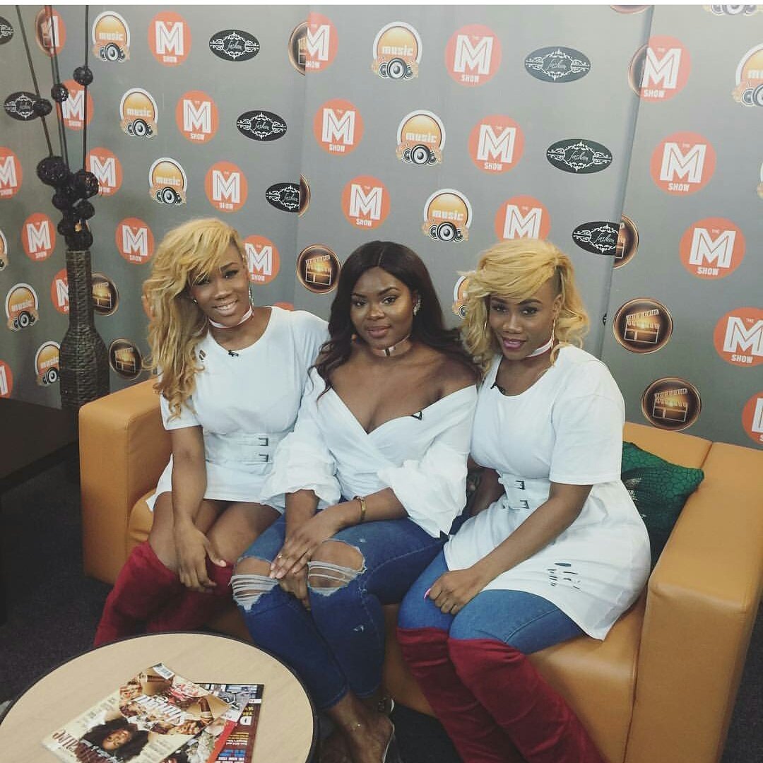 uptownmediang's tweet photo. The twins @OfficialElvee speaking to @Mzswags on @BENTELEVISIONS #themagazineshow https://t.co/DwVqm7hrfN