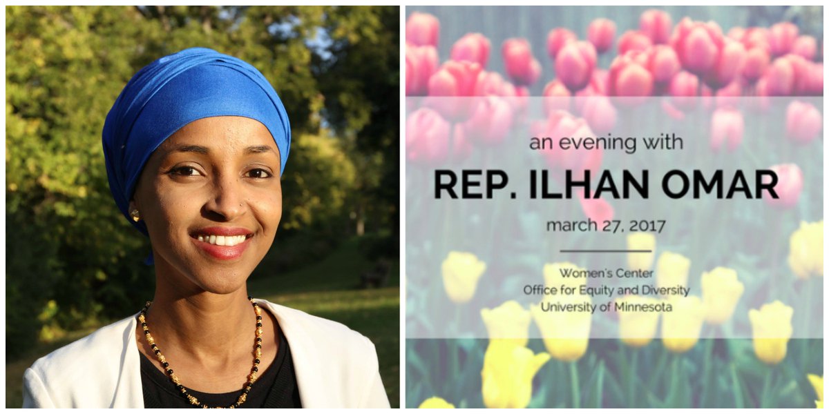 1 month out from An Evening with <a href="/IlhanMN/">Ilhan Omar</a> at #UMN! Did you get your free tickets for March 27 yet? eventbrite.com/e/an-evening-w…