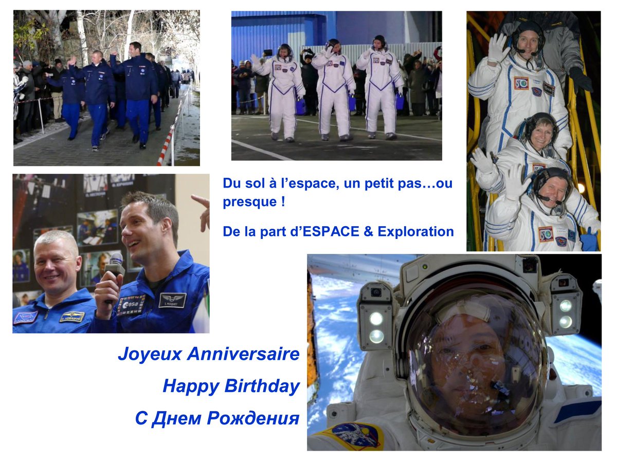 spaceexplore's tweet photo. Il est encore temps de souhaiter un Joyeux Anniversaire à @Thom_astro qui fête ses 39 ans aujourd'hui ds l'#ISS #Proxima #CNES #ESA_fr https://t.co/6nTTx035Qg