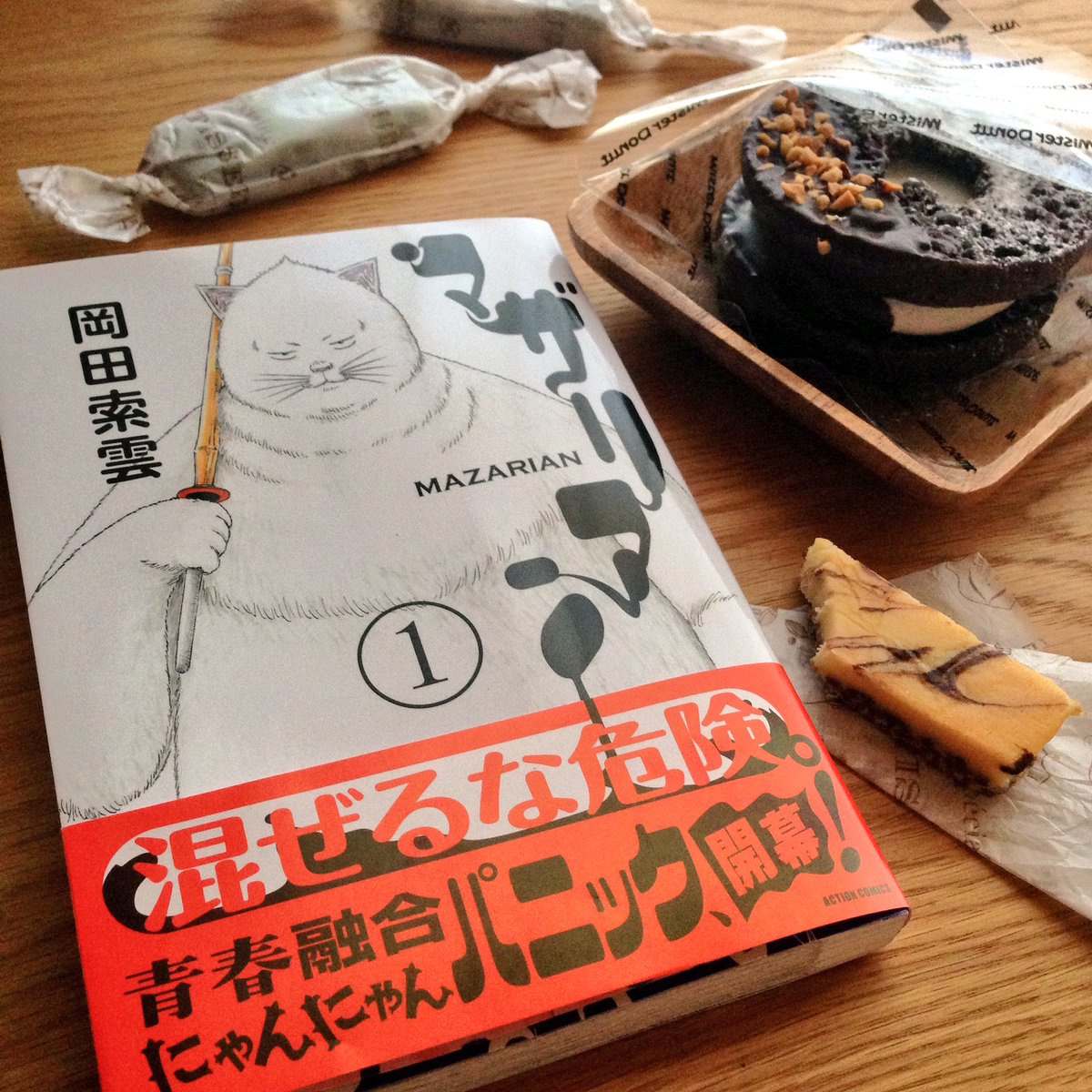 穴 鬼死ねの岡田索雲先生の マザリアン １巻を読んだよ よい よい 表紙と帯の雰囲気が中身と合っておらずよい意味でうらぎられたよ 読み進めてゆくとわかる すごい読みやすいけどあらゆるジャンルのものが融合されていてそれこそひずみだこの漫画