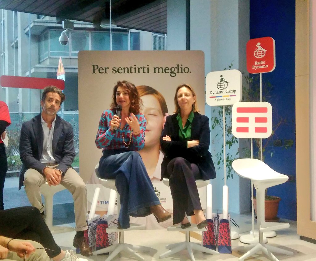 TIM_Official's tweet photo. "L'incontro tra musica e tecnologia assume un significato ancora più profondo: siamo felici di contribuire a #RadioDynamo" - @marcellalogli https://t.co/EVS2ls2itm