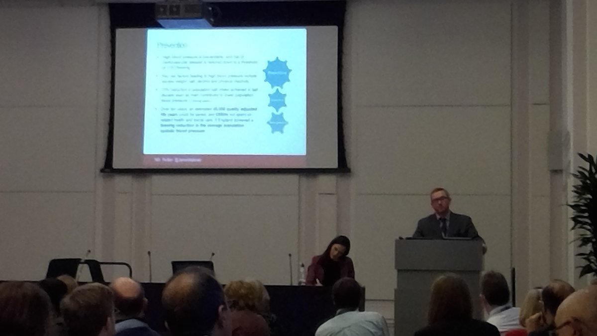 PV's <a href="/ElizabethCWade/">Elizabeth Wade</a> &amp; PHE's <a href="/JamieWaterall/">Prof Jamie Waterall RN</a> launch report on CP &amp; blood pressure at today's #PVForum - PR &amp; doc at bit.ly/2lrgLDH