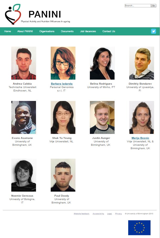 PANINI_EU's tweet image. Get to know our early-stage researchers! 
bit.ly/2mw3kTY #panini_eu #healthyageing #h2020 #mariecurie