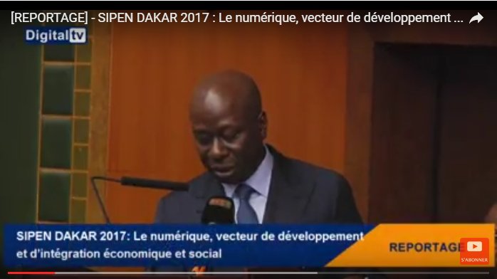 cticdakar's tweet photo. Retour en vidéo sur la 2ème édition du @sipendakar https://t.co/3VeZt4D5hw
@opticsn @itmagsn @SocialNetLink @basileniane @eugeneniox https://t.co/BWdTEMIUdK