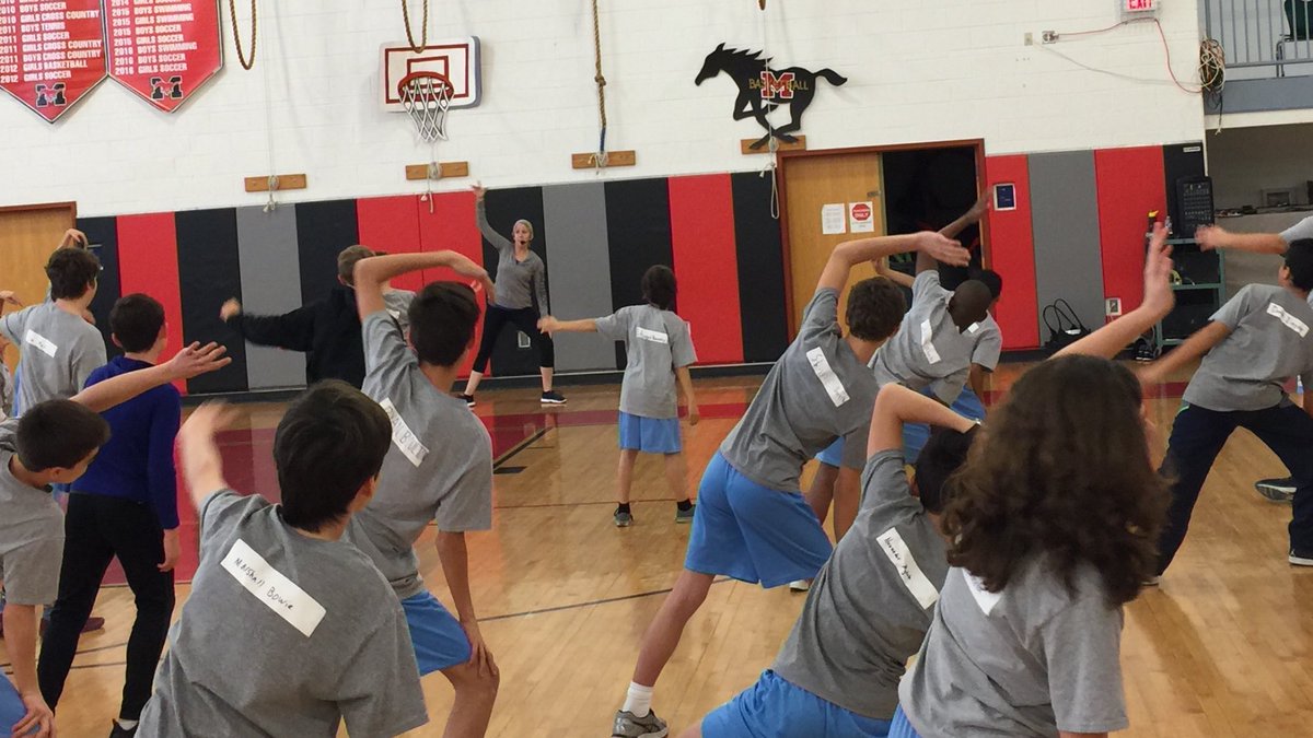 coachcoffren's tweet photo. Thank you to SANDY at Falls Church Jazzercise for coming to our 7th grade PE classes!  @mehms @JazzerciseInc https://t.co/rPrfAZN07k