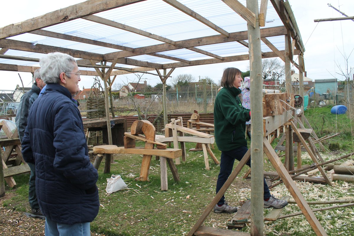 BrecklandMG's tweet photo. Thank you @ESCAPEandFOSO for letting us visit on Fri, what a lovely afternoon taking a look at all the great things you do at the allotments https://t.co/hjBSxFanF7
