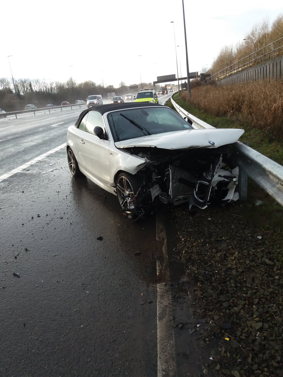 NWmwaypolice's tweet image. This is what can happen when driving too fast in bad weather and poor conditions. Help us get the message out, please slow down!