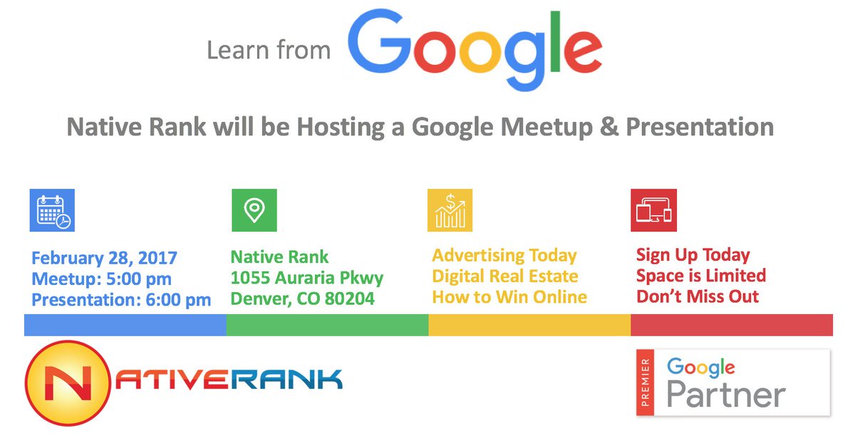 Native Rank is looking forward to seeing everyone tomorrow night at the Google Meet-up. visitpartnerhub.com/Events/Invite.…