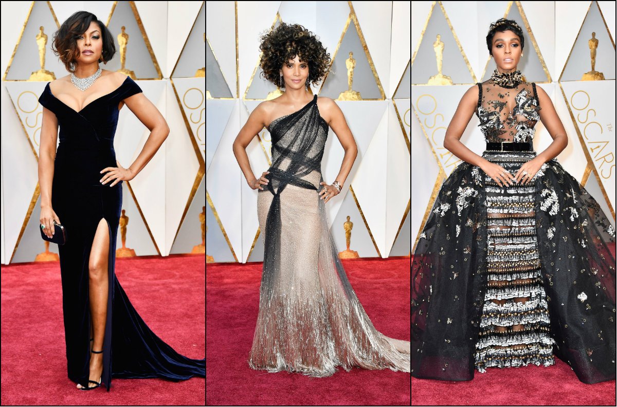 Blackhairlab On Twitter Black Wmen On Red Carpet Of Oscar