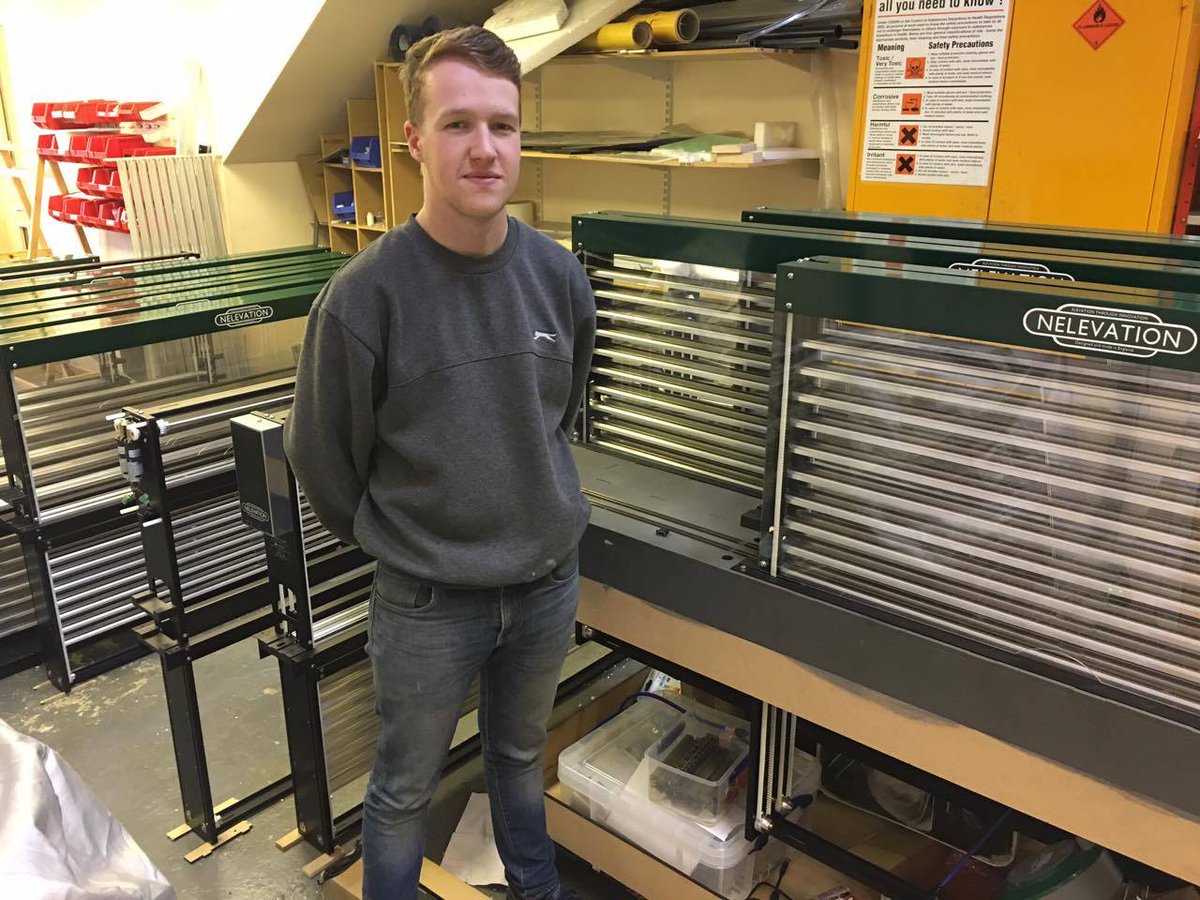 Nelevation's tweet image. All busy at Nelly HQ with our new apprentice Josh and a batch of #Ngauge Nelevators due to go out.