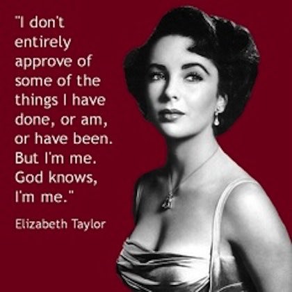 Happy birthday to the late Elizabeth Taylor!  