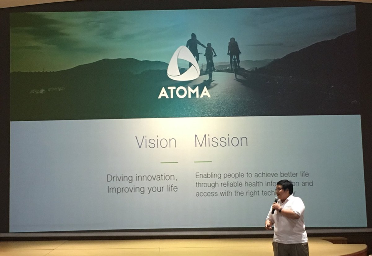 Dr Bimo of <a href="/prosehat/">ProSehat Asisten Kesehatan 🇮🇩</a> on stage