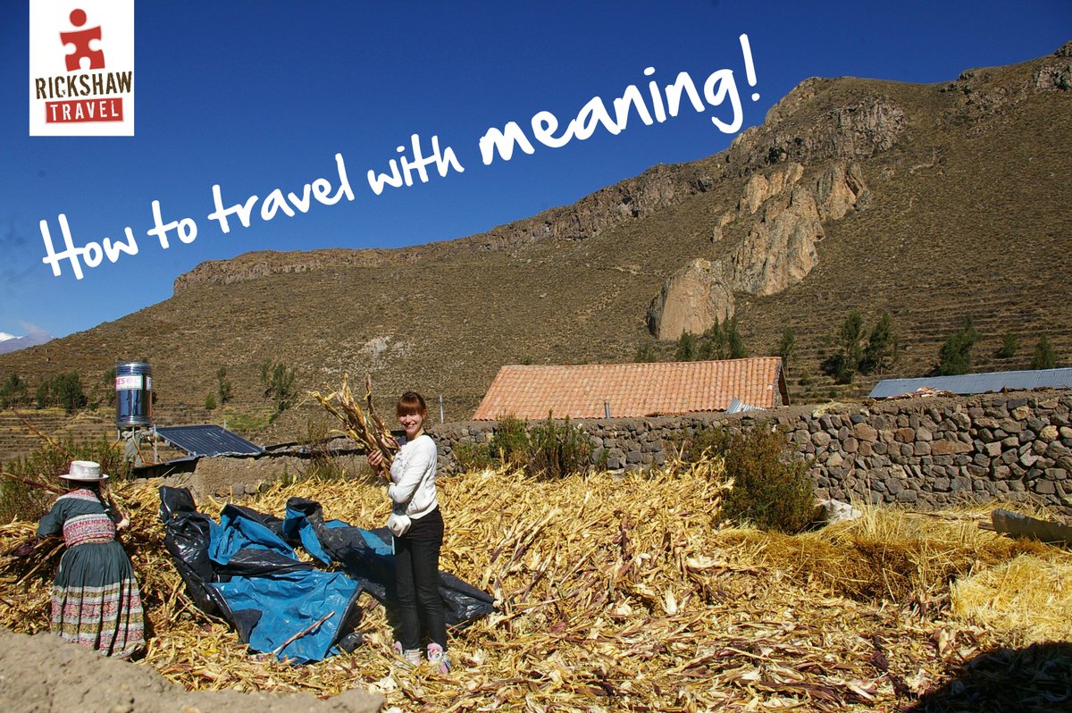 Rickshaw_Travel's tweet photo. For us, #MeaningfulTravel is about having experiences where EVERYBODY benefits >> https://t.co/gxvK5Swmjc #ttot https://t.co/yEVmULGhRB