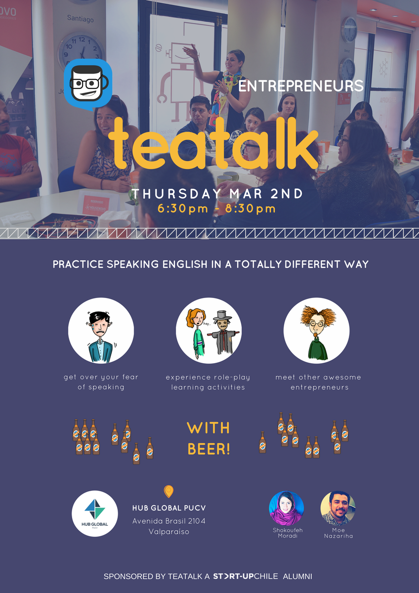 teatalking's tweet photo. Join us for the special "teatalk for entrepreneurs" event this Thursday. For more details please visit https://t.co/EYusvyP1Hs https://t.co/ZYheh80DcG