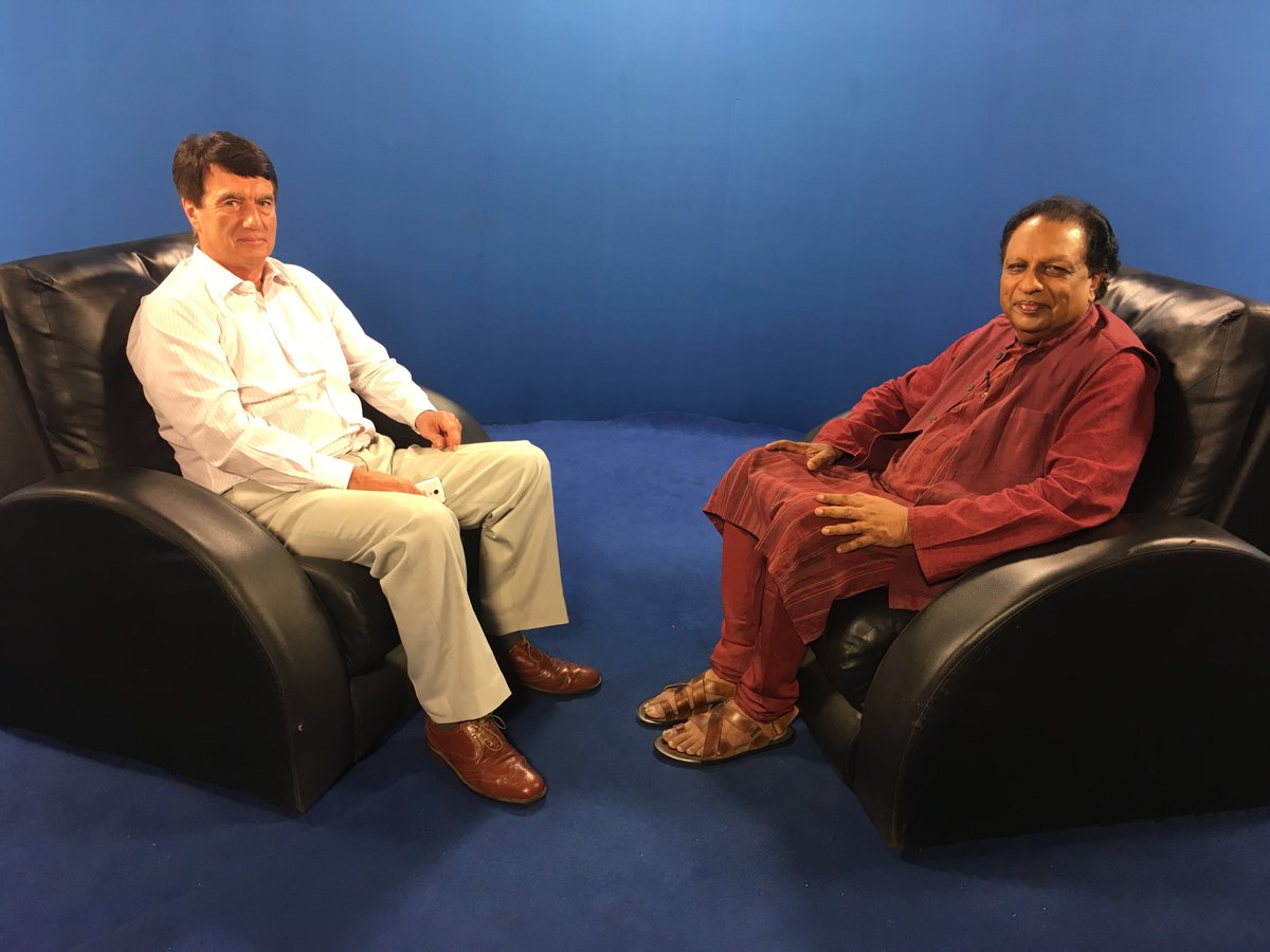 Sreeniv's tweet image. This week Videsha Vicharam will feature a conversation with Dr Geoffrey Clements a British education consultant. Don't miss it Asianet News.
