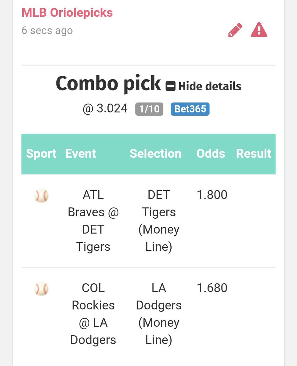 yankie_bets's tweet photo. Pick #2 pretemporada https://t.co/cBe1sraTFr