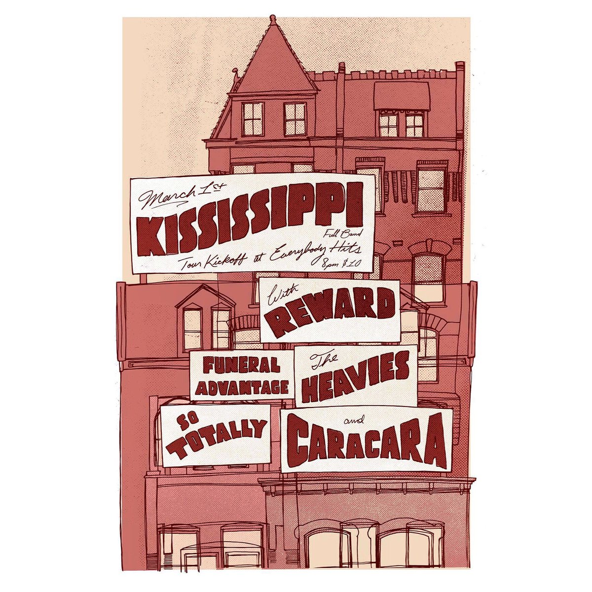 HomeOutgrown's tweet image. This show is WEDNESDAY!!! Let's give @kississippiPHL a proper hometown tour kickoff 🎉 doors @ 8! Flyer by @seanskanks