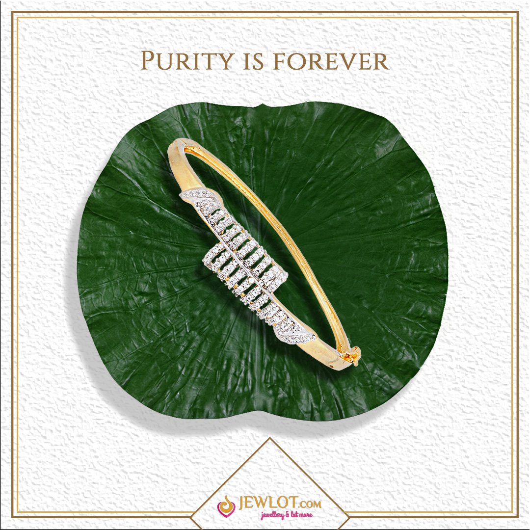 JewlotOfficial's tweet photo. The AD Stone Kada Bracelet adds an eye catching sparkle. 
https://t.co/elOEVum29K https://t.co/tQoMdtSS6R