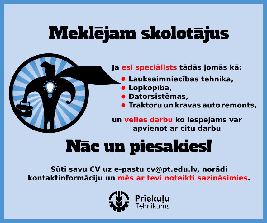 Priek_Tehnikums's tweet photo. cv@pt.edu.lv https://t.co/PIDTxukr85