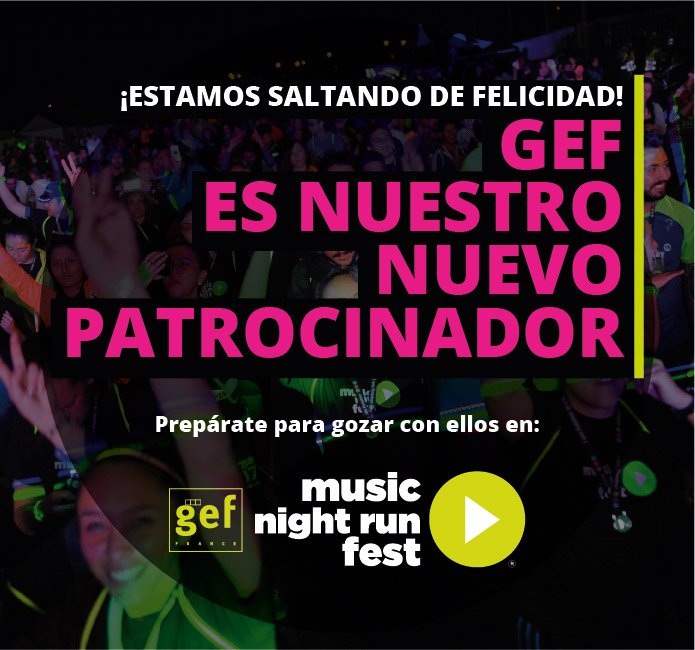 MUSICRUNFEST's tweet photo. ¡Se vale celebrar! @Gef_France es el nuevo patrocinador del #MusicNightRunFest
https://t.co/CF7wouSIFv https://t.co/u9NBhpXY5r