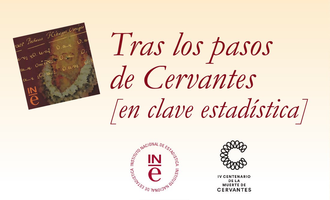 Hasta el 4/03 explora el ámbito demográfico y socioeconómico de Cervantes con <a href="/es_INE/">INE España</a> en <a href="/biblioclm/">Biblioteca de Castilla-La Mancha</a> #400Cervantes ow.ly/VMnD30967b9