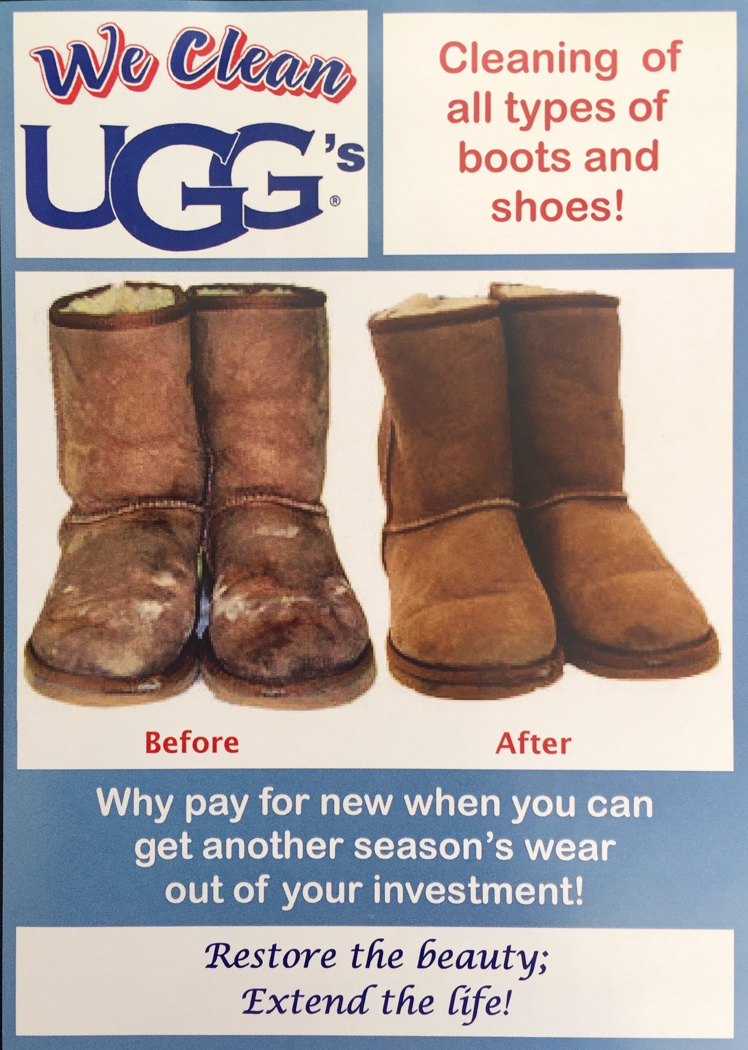 cleaners that clean uggs