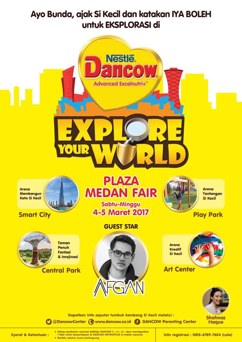 Ayo Ayah dan Bunda, ajak si Kecil dan Katakan IYA BOLEH untuk bereksplorasinya di DANCOW Advanced Excelnutri+
