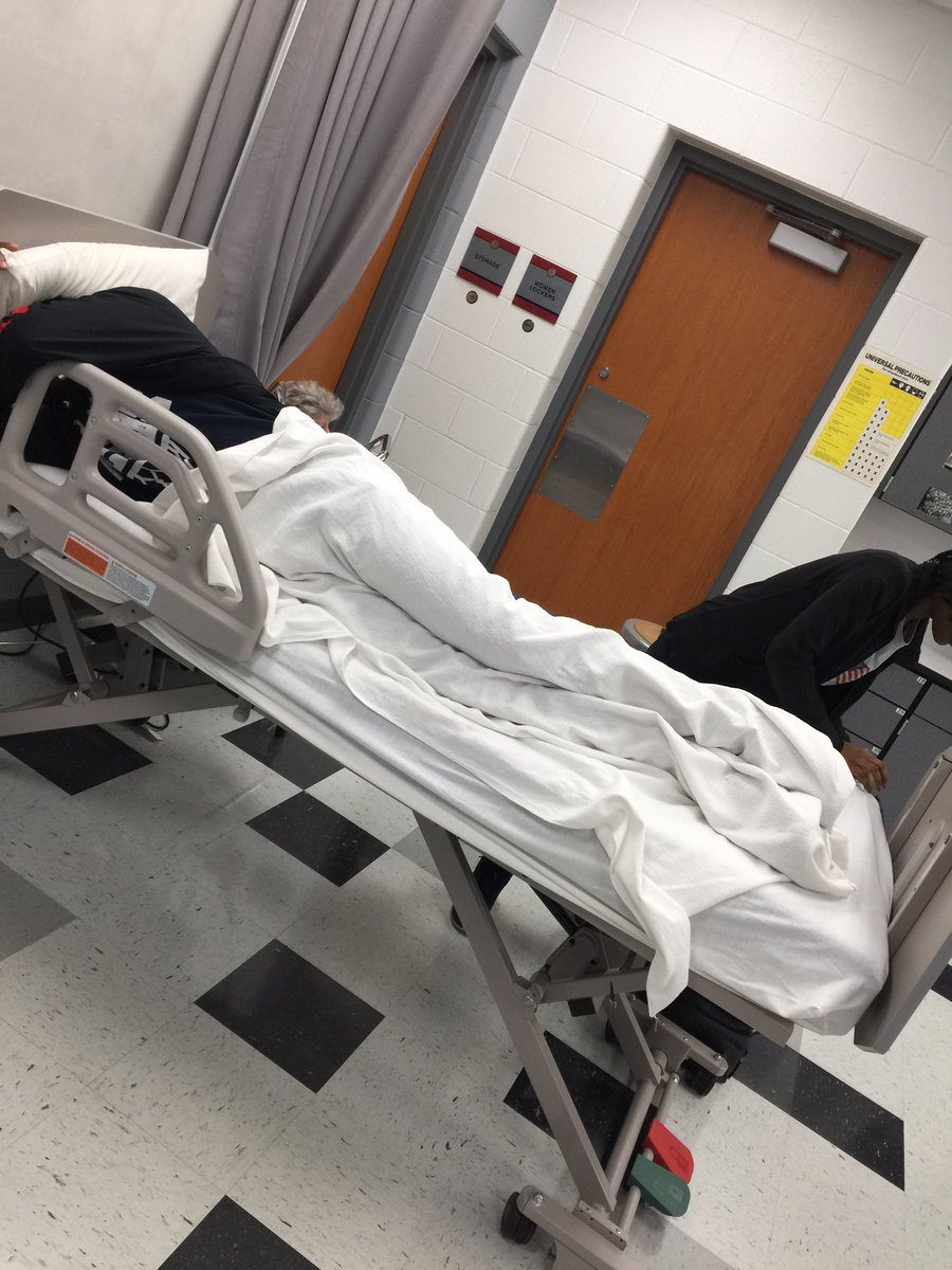 RNRozell's tweet photo. Skills day! Making an occupied bed ๐ #SpartansTech @LimaCitySchools https://t.co/Wt3wqDFSg9