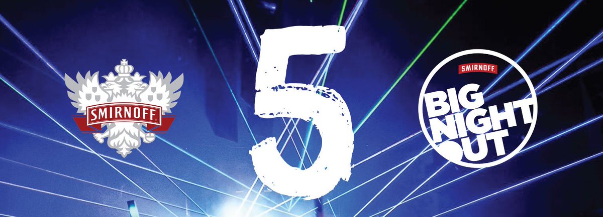 SmirnoffBNO's tweet photo. Monday Blues? Here is something for you to look forward to! Only 5 days to go until #BigNightOut returns to @CameoBmth #Smirnoff #Bethrere https://t.co/j2eyt7UUwz