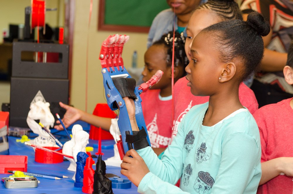 dcstemfest's tweet photo. We thank all of our students and exhibitors for being a part of this celebration of STEM. #DCSTEM17  #DCSTEMFEST https://t.co/q24x5nkYUR