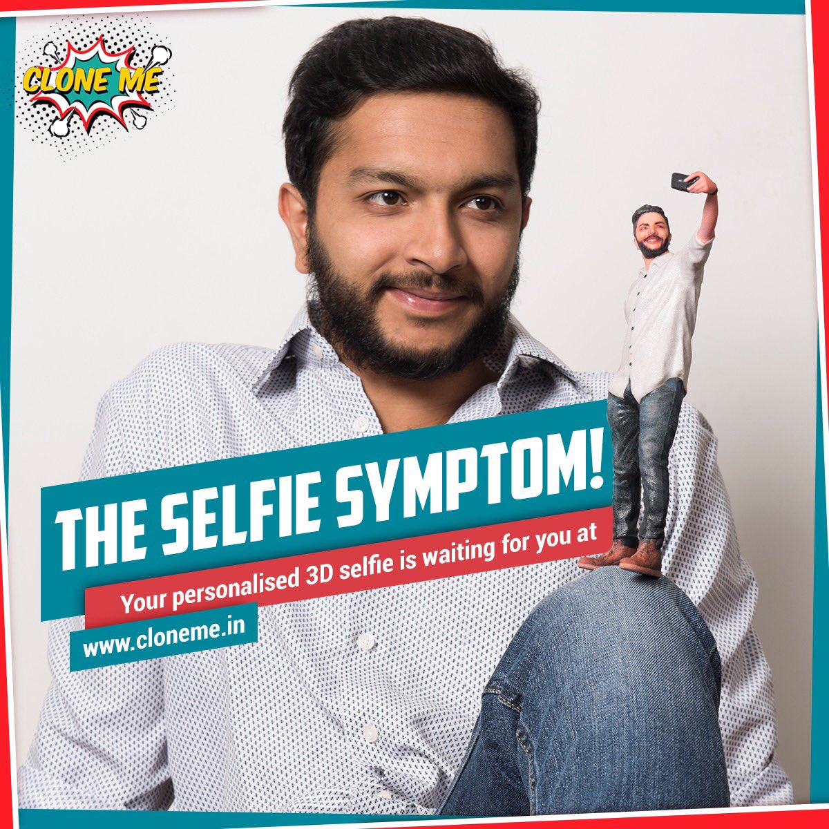 CloneMeIndia's tweet photo. Visit today: https://t.co/MjQBpeUXAc
#clones
#3Dprinting
#3dSelfie
#SelfieAddict 
#SelfieLove
#Contest
#StayTuned https://t.co/VdiOWFoO2T