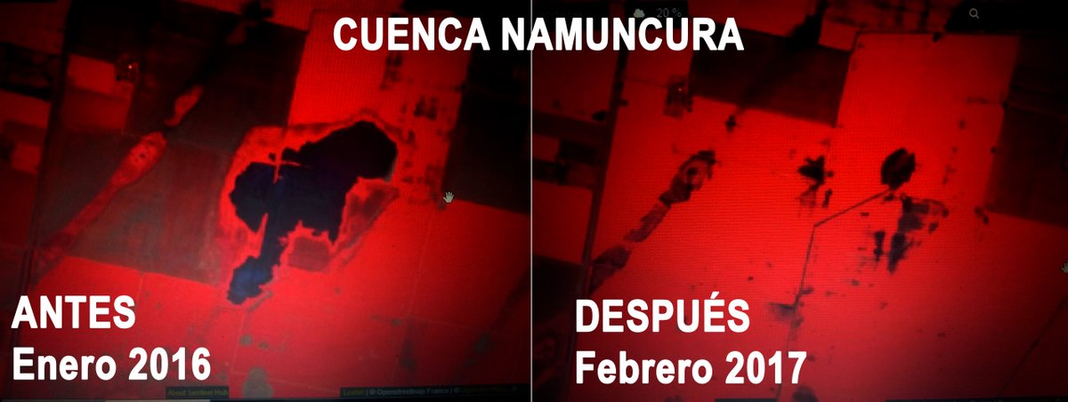 CanaleroMJGR's tweet photo. La importancia de las obras. Cuenca Namuncurá antes y después del canal. Imágenes satelitales sentinel. @gobdecordoba #SecRecursosHídricos https://t.co/AW7WeYHyz4