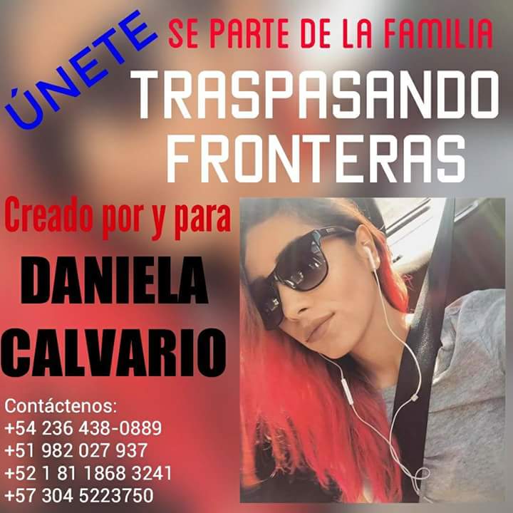TraspasandoFron's tweet photo. Quieres ser parte traspasando fronteras y seguir DANIELA Déjanos tu número por inbox o escríbenos a alguno de los números que se encuentra 👇 https://t.co/Hw2TS6G6wY