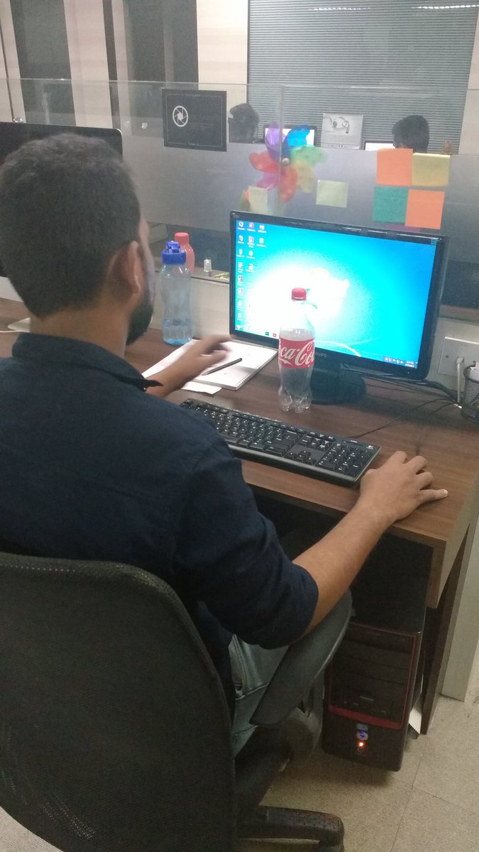 kalaitwit_k's tweet photo. Never seen a #Cokelover as such!
Perhaps it might be the #stressbuster.
Still the bottle is empty.
#Cocacola #weirdfriend https://t.co/FaSc47HC8P