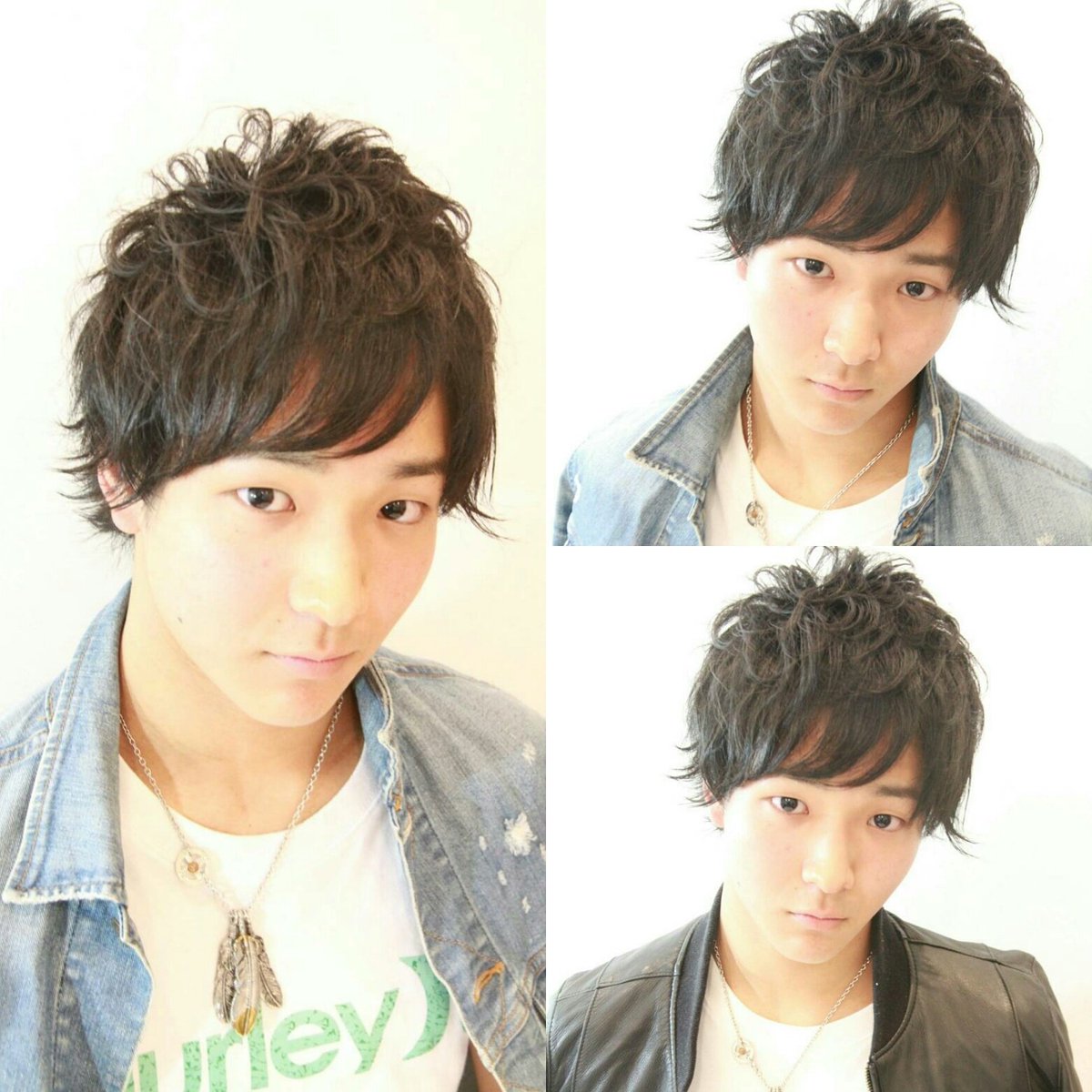 竹之内 直人 メンズスタイル撮影 イケメン高校生モデル ありがとうございました アイロン仕上げでオーシャン系に 圧倒的にカッコ良く 可愛くします トップスタイリスト 竹之内