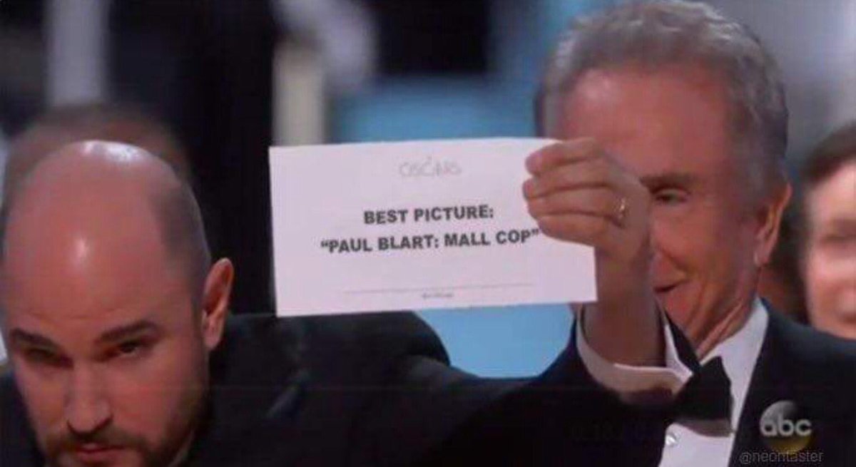 DHickman39's tweet photo. They still got it wrong! #oscars #SteveHarveyMoment https://t.co/oaaoYvZgHp